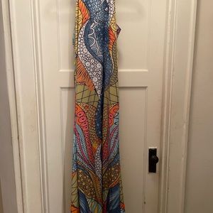 Bought online because I fell in love with the dress. Worn 1 x in Costa Rica